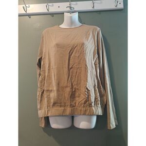 Tweed brand xl ribbed sleeve t-shirt in olive xl NWT